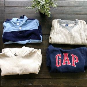 Bundle of boys Gap Kids / Baby Gap Fall & Winter shirts 3T